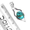 925 Sterling Silver Pendant Women Gemstone Handmade Jewelry Halloween Gift Blue Green Purple Copper Turquoise Pearl Lapis Mother Of Pearl Costume