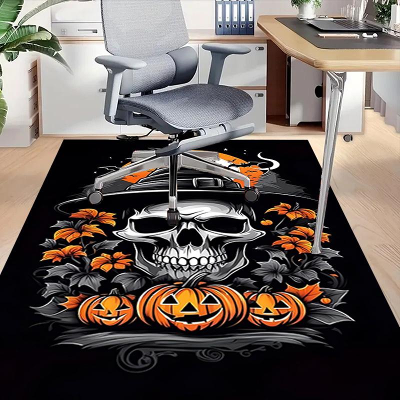 1pc Halloween pumpkin Carpet, Office Rug Outdoor Mat Home Decor Area Carpet Festival