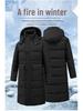 Unisex Long Cotton Sports Jacket with Velvet Lining for Students - Winter Training & Art Exam Outerwear