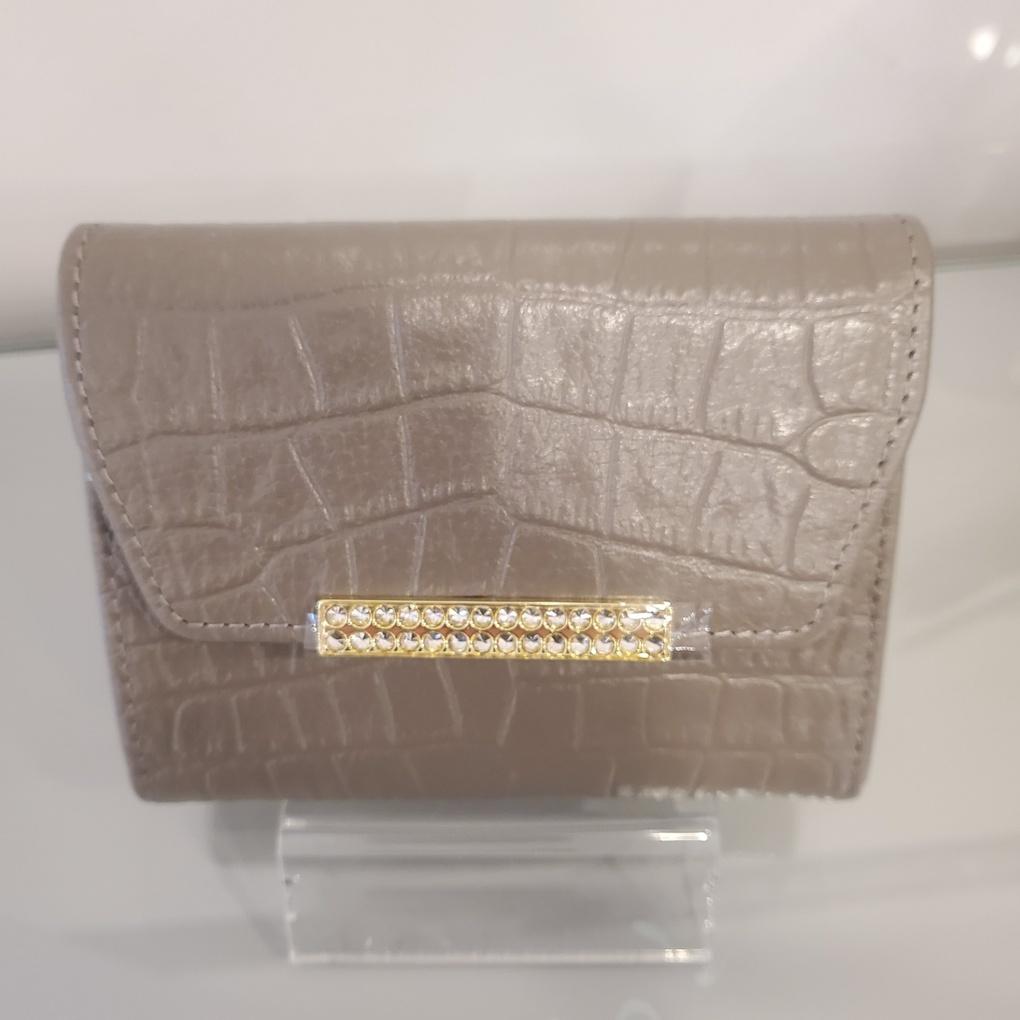 Moncross GYAW9165 Cubic Point Women's Cowhide Half Wallet