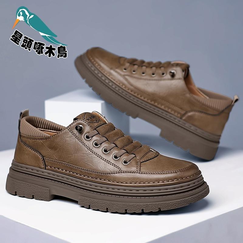 New men's shoes men's light luxury casual shoes lightweight versatile comfortable soft-soled driving shoes