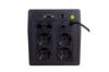 Zasilacz awaryjny UPS DIGITUS Line-Ineractive LED 1000VA/600W, 2x12V/7Ah, AVR, 4x Schuko CEE 7/3, 2x RJ11, 1x USB 2.0 typ B