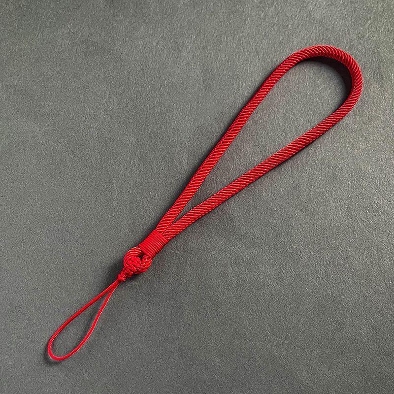 Mobile Phone Lanyard Short Wrist Rope Reinforced Color Matching Hand-Woven Pendant Female Male Accessories Anti-Loss Lanyard