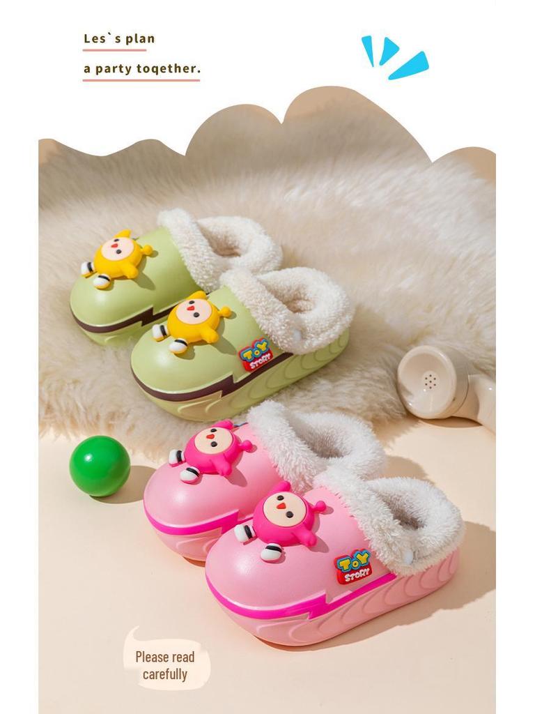 2025 EVA Baby Sandals: Cute Cartoon Design, Squishy Feel, Non-slip Thick Sole for Summer Indoor Use