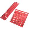 High Precision Nut Bolt Thread Checker with 28 Holes for Various Specifications Aluminum Alloy with AntiRust Coating