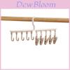 Modern Minimalist Plastic Clothes Hanger With Movable Hooks For Bedroom Closet Organization