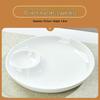 777 Pure White Ceramic Dumpling Plate