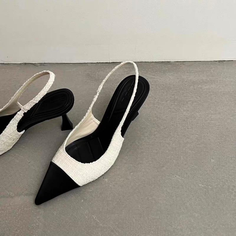 Fashion New Low Heels Real  Slingbacks Shoes Women Square Toe Pumps Thick Heel Shoes Brand Design Lady Footwear 2025