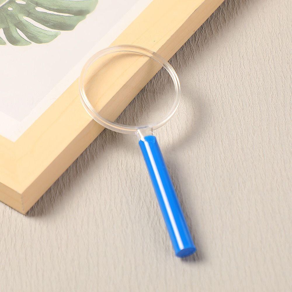 

Multicolor Handheld Magnifying Glass Lightweight Baby Early Education Toys Seniors style 4
