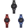 Montre à Quartz Lumineuse Numérique Ciel Étoilé à Bracelet Magnétique Pour Étudiants