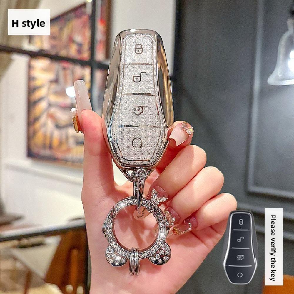For BYD Car Key Cover for Qin PLUS Tang DMI Dolphin Song PLUS Han EV Yuan Seal Frigate 07 Protective Shell