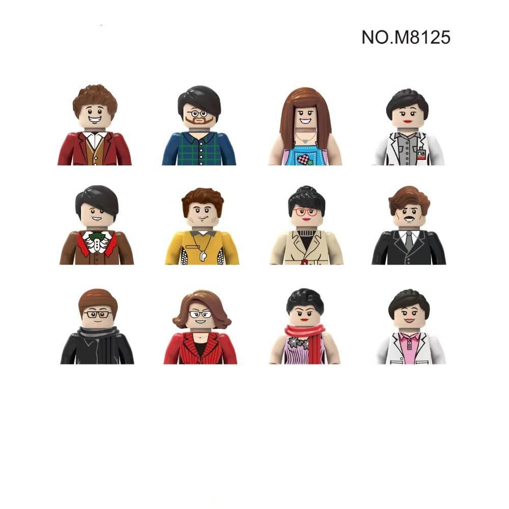 

Городские персонажи Фигурки Строительные блоки Полицейский Учитель Пожарный Профессия Мини Фигурка Куклы Кирпичи Набор Детские игрушки