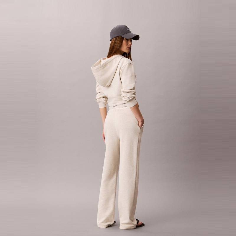 Calvin Klein Sporty Loose Fit Cotton Knit Wide Leg Pants Women bottoms 47G253G