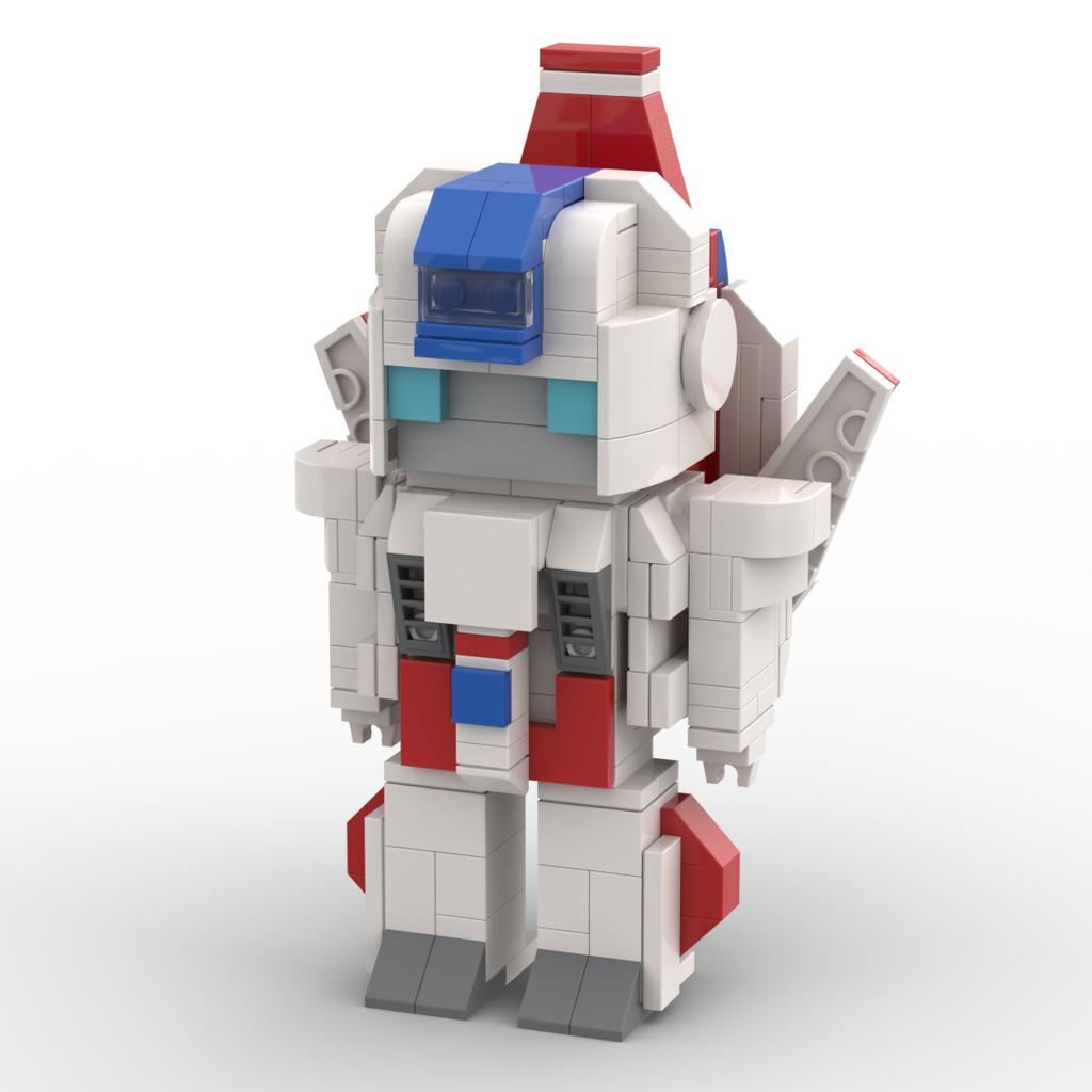 *Transform Auto Robot Brickheadz * Star Scream Jazz Prime DIY Enlighten MOC Block Brick set,Compatible With