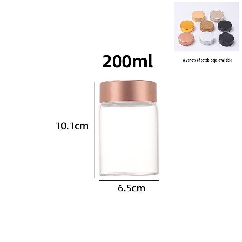 High Borosilicate Food Grade Honey Glass Storage Bottle