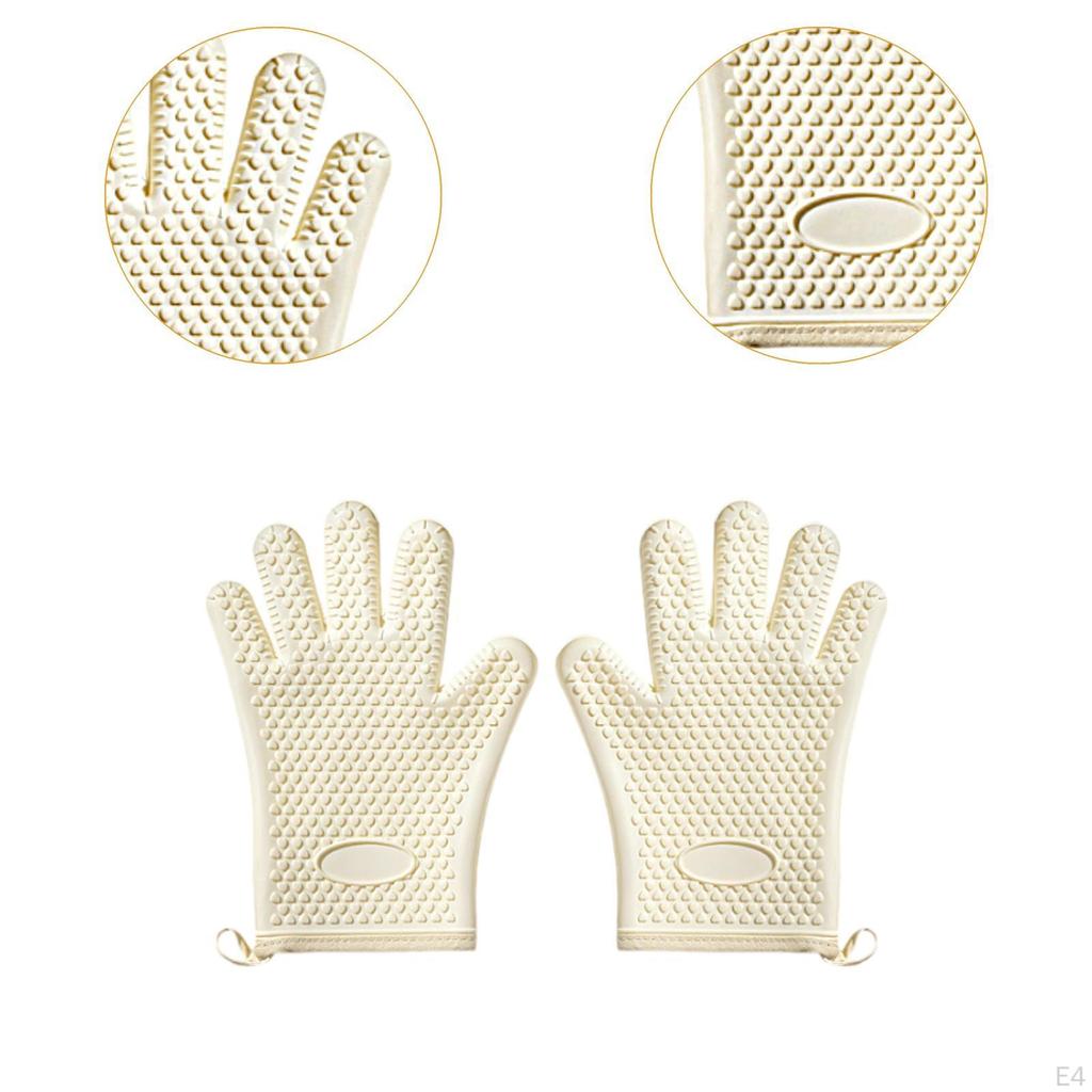 Heat-Resistant Oven Mitts Set for Cooking And Baking