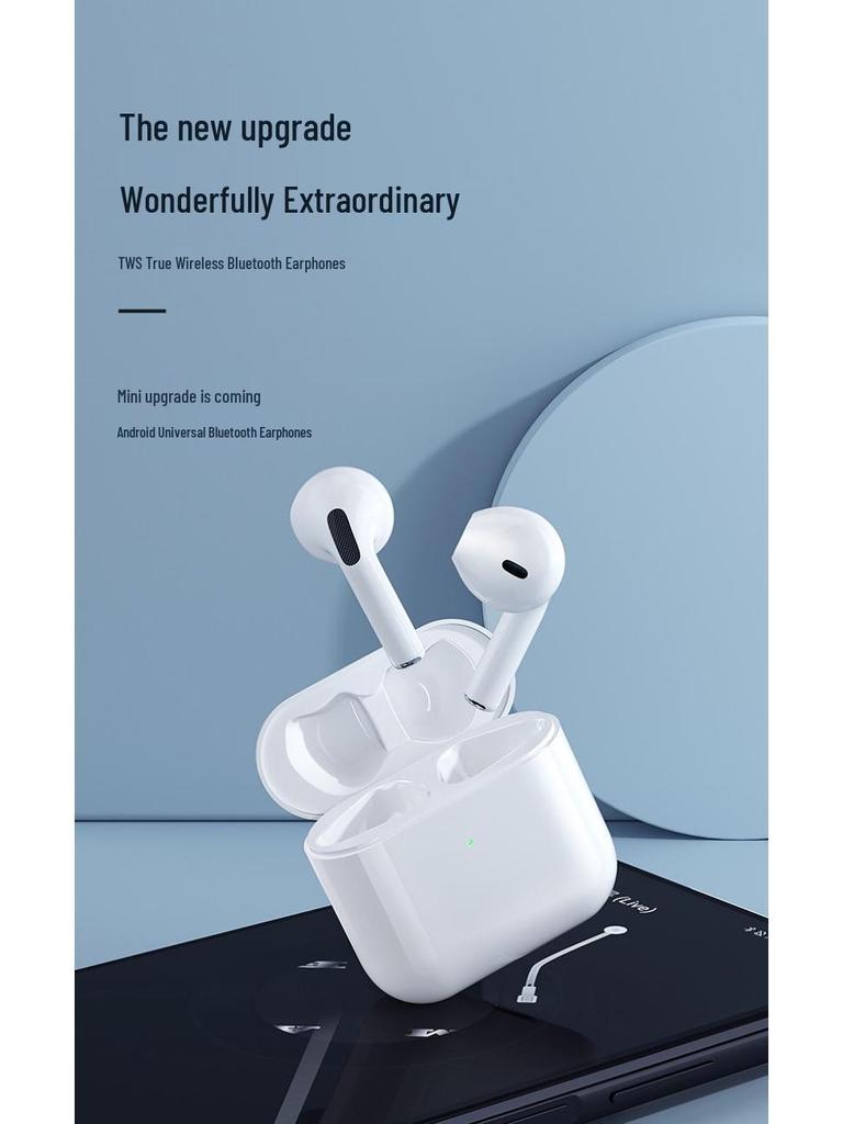 Huaqiangbei Pro4 Wireless Bluetooth Earbuds with Extended Battery Life and Large Capacity