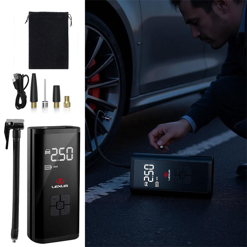 Portable Air Compressor for Car Tires Fast Air Pump Tire Inflator For Lexus IS IS250 IS250C IS300 IS300C IS350C F SPORT RX GX LS