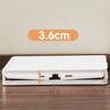 Folding Storage Box Transparent Shoe Boxes Multi Functional Living Room Organizer Case Household With Wheel Large Display Stands
