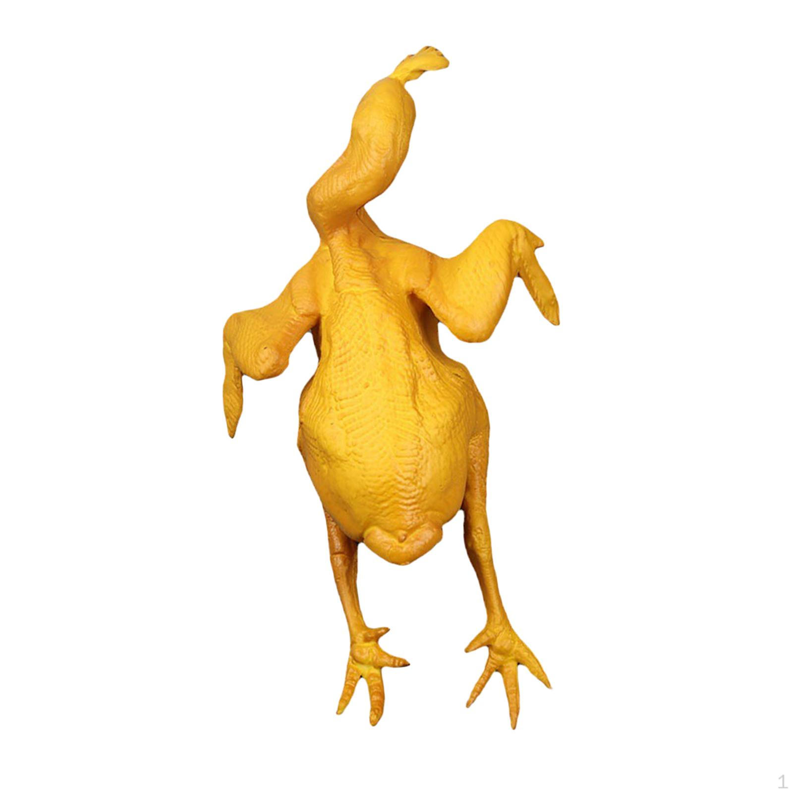 

Модель жареной курицы, поддельная еда, опора для декора столовой, вечеринки в честь Дня благодарения жёлтый