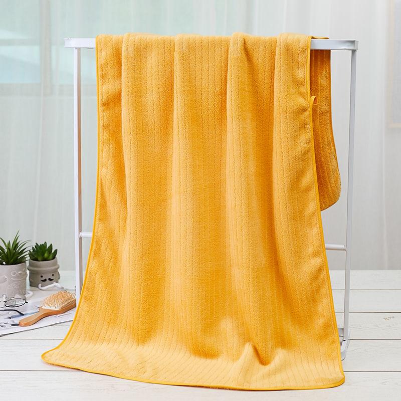 Extra Large Bath Towel, Thickened Cloud-feel Cotton Coral Fleece, Absorbent, Lint-free, Soft Bath Wrap