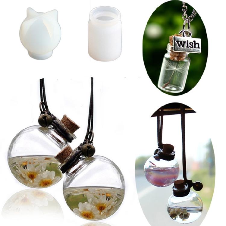 Small Bottle Mold Storage Box Mold for Epoxy Resin Casting DIY Jewelry Holder