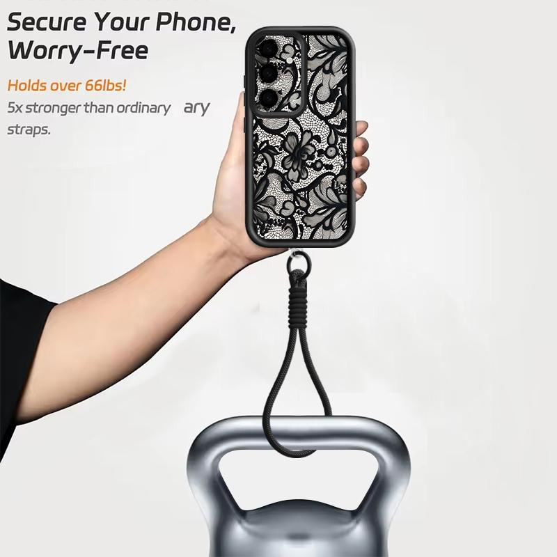 Wrist Lanyard Phone Case For Samsung Galaxy S26 S24 S25 Ultra S23 S25 FE A57 A17 A56 A16 A55 A54 A15 A25 Retro Moon Star Cover