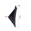 New 4pcs Universal Car Red Black Carbon Fiber Pattern Modified Shark Fin Rear Spoiler Rear Bumper Lip Diffuser Anti-collision