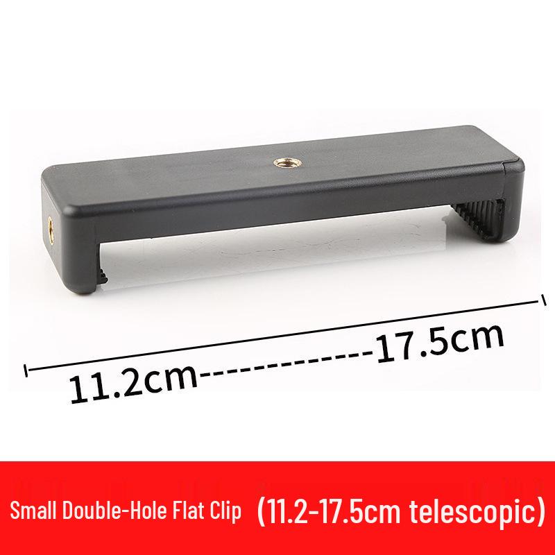 Multi-Angle Metal Base Tripod with Three Clip Heads for Mobile Phone Live Streaming