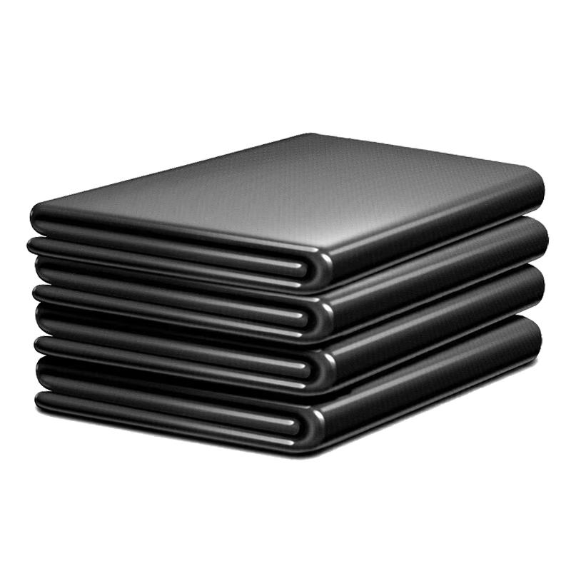 Nafuniao Black Extra Thick Flat-Top Commercial Garbage Bags