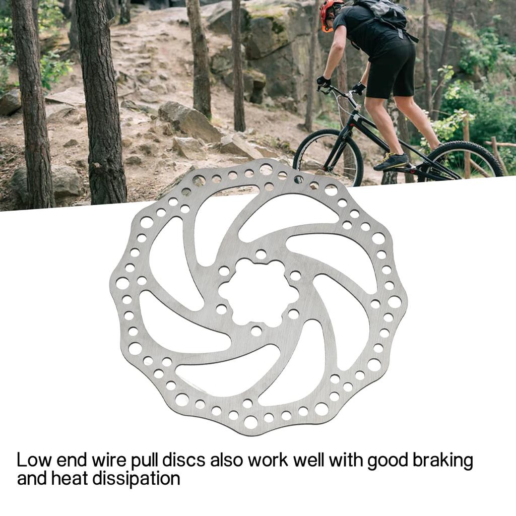 Disc Frână Bicicletă 160mm, Disc Mecanic din Oțel Inoxidabil 160mm