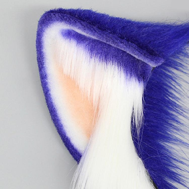 Tiara de Orelha de Animal Peluda Anime Expo para Mulheres Roleplay Maid Headband Fantasia de Festa Menina Anime Estilo de Cabelo Tiara