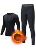 Men's Compression Sports Tights - Warm, Quick-Dry, High-Elastic for Winter Fitness & Basketball.