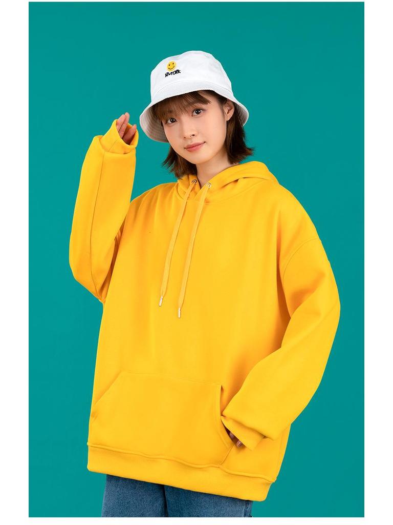 Customized 450G Silver Fox Fleece Hoodie - Student Class Uniform Sweatshirt with Custom Text, Image, or Logo for Team Events and Meetings