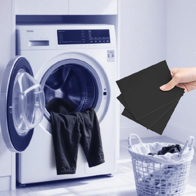 Laundry Sheets Dark Garment Restoration Sheets 10pcs Safe Formula Brightens Black Clothes Fade Prevent for Machine Wash