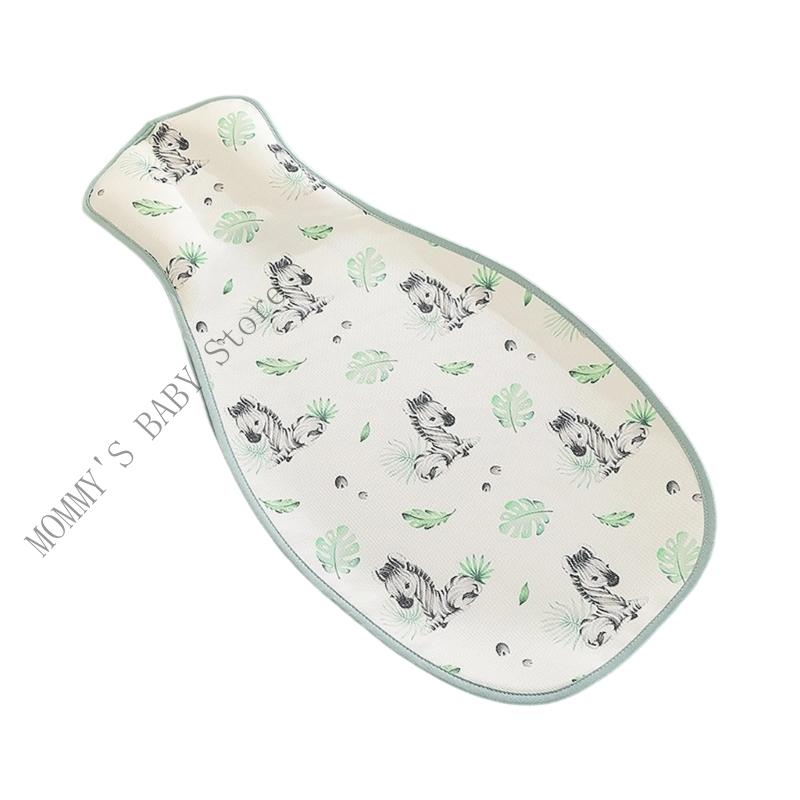 H3CD Ice Silk Baby Pram Cart Cushion Arm Nursing Cushion Providing Cool Breathable