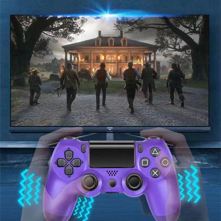 Universal Bluetooth Wireless PS4 Controller: Compatible with PC, Android, Apple, Mobile & Tablet, with Vibration Function.