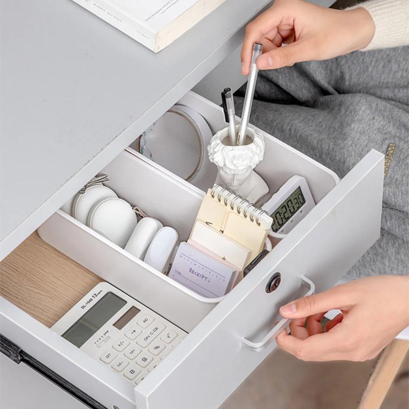 10pcs Multifunctional Sundry Storage Box Plastic Durable Large Capacity Desktop Storage Box Underwear Storage