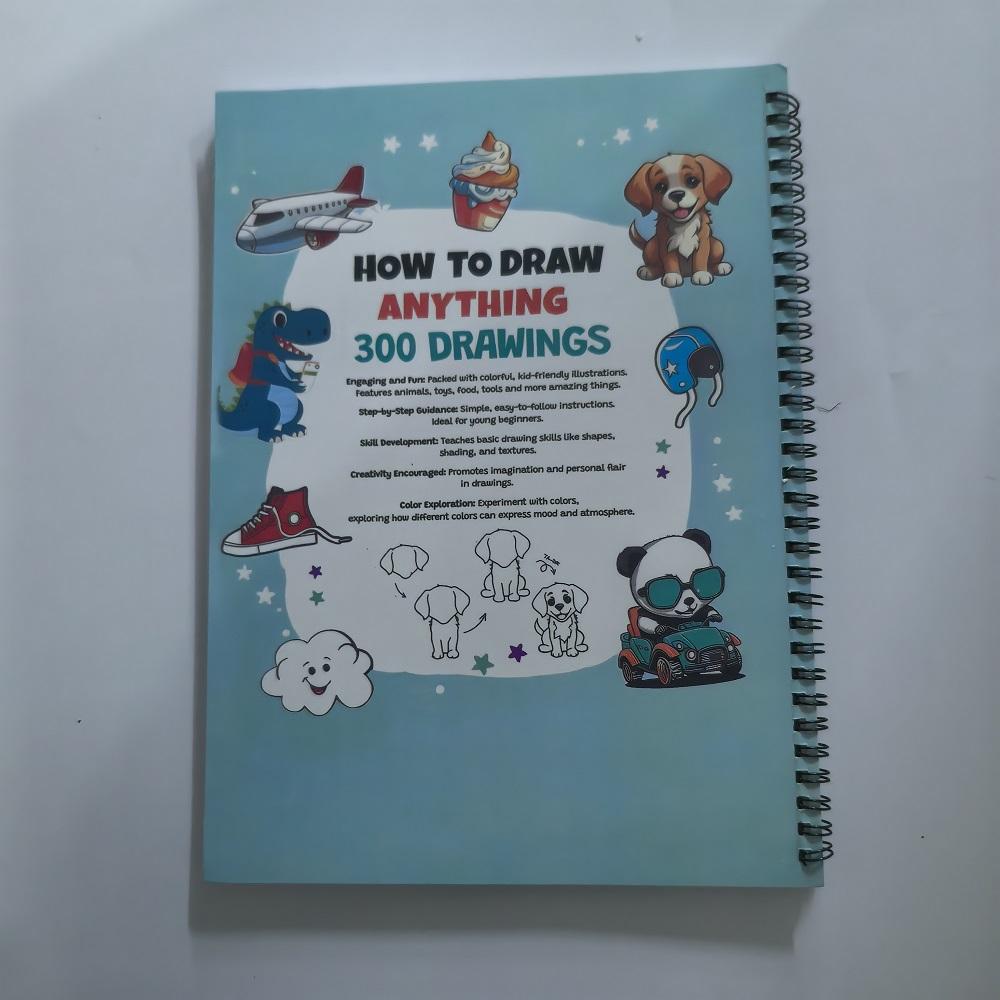 Book for Kids - 300 Drawings of Adorable Things: Cute Animals Food Gifts And Other Fascinating Items Inspiring Art for Artists
