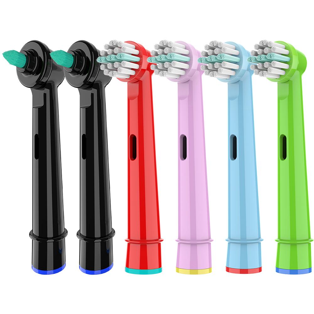 

4/8 Pack Replacement Brush Heads & 2 Pack Interdental Toothbrushes Head Compatible with Oral B Electric Toothbrush, for Pro 1000