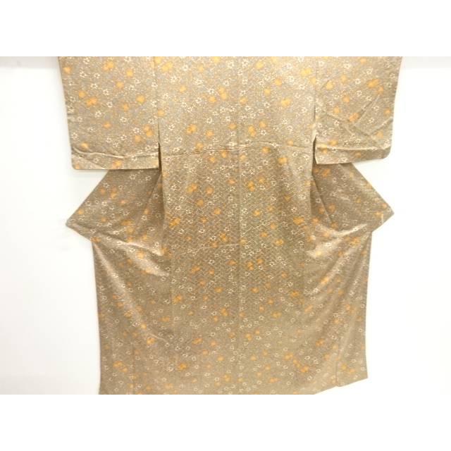 Flower arabesque pattern fine pattern kimono [used] [worn] [small pattern]