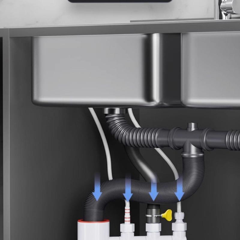 Kitchen Bathroom Drain Pipe Connector Universal Three Way Drain Pipe Connector Kitchen Bathroom drainages Pipe Filters