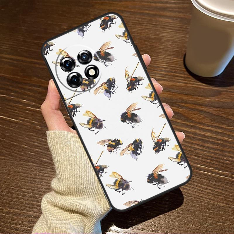 Bee Honey Case For OnePlus 13T 10T 8T 10R 13R 15 R 13 12 11 9 10 Pro Nord CE 5 2 3 4 Lite N20 N30 Cover