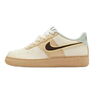 Air Force 1 Low GS Passing Notes Pack Dětské tenisky Krémová Kokosové mléko Barokně hnědá HQ3473-122