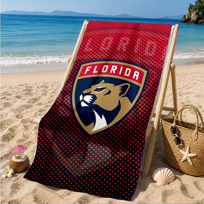 Panthers ice hockey Beach Towel, Super Soft Microfiber, Perfect Gift for Her/Him, Birthday, for Pool, Beach, Travel, Decor Beach Party