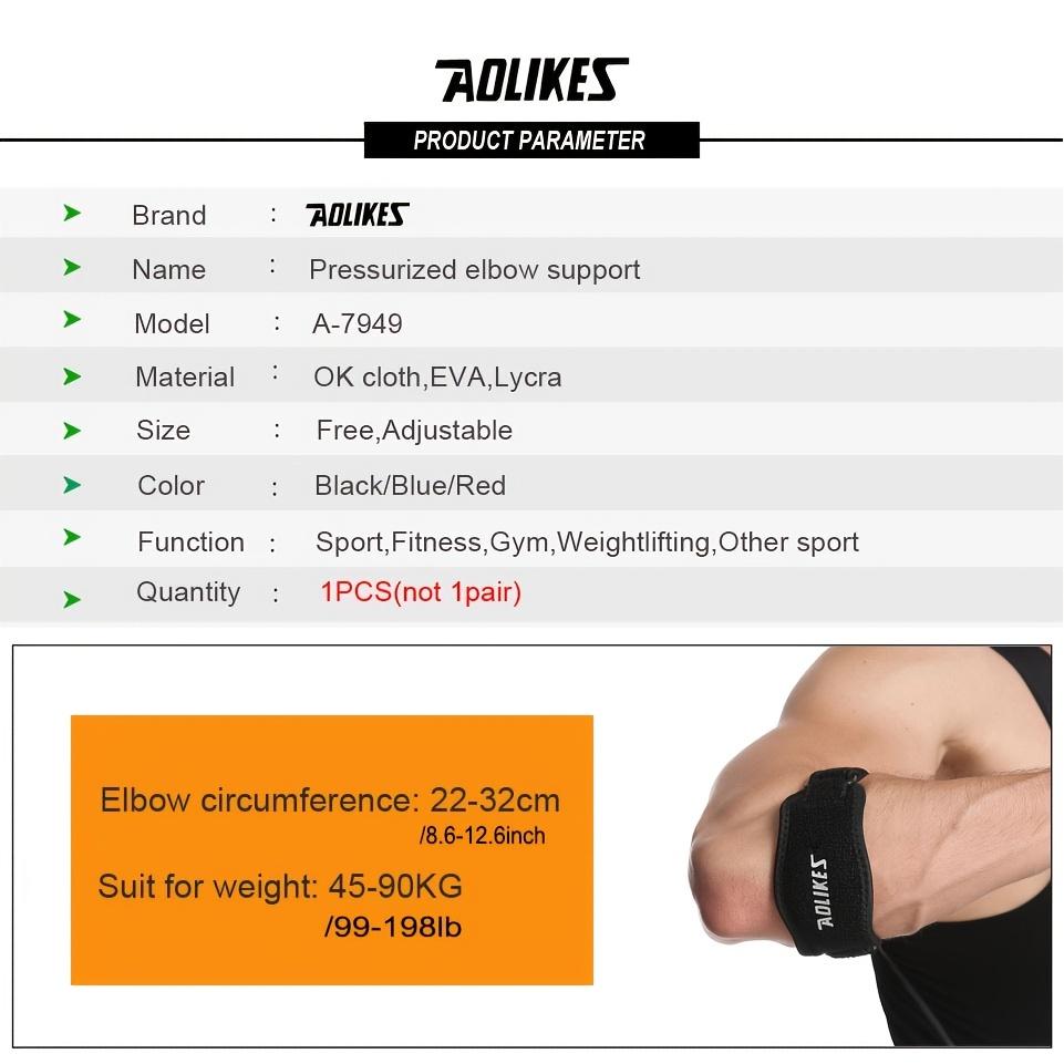 Aolikes Tennis Elbow Brace Pain Relief Support For Tennis Golfers Elbow Tendonitis Strap For Men
