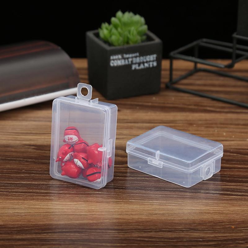 Storage Box With Cover Thick Space Saving Jewelry Medicine Pill Holder Container