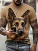 Role-playing Animal Patterns3D Print  Sport Quick-dry Breatha Men Tshirt Outdoor Street Fashion Casual Y2K Parent-Child Clothing