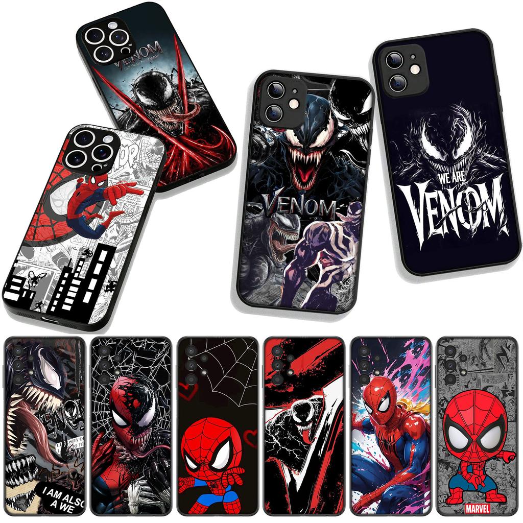 Spider Man Marvel Venom Spiderman Case for Motorola Moto G54 G05 G24 G45 G55 G75 G85 G15 G57 G86 Power Edge 50 30 Fusion neo Pro