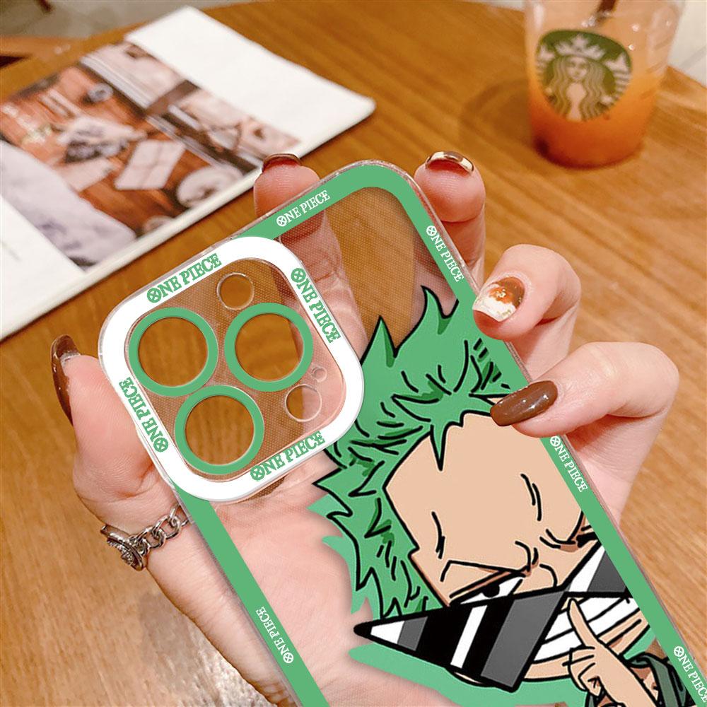Anime One P-Piece Luffy Zoro Clear Phone Case For Samsung A72 A71 A57 A56 A55 A53 A52 A51 A36 A35 A33 A32 A26 A24 A23 A22 Case
